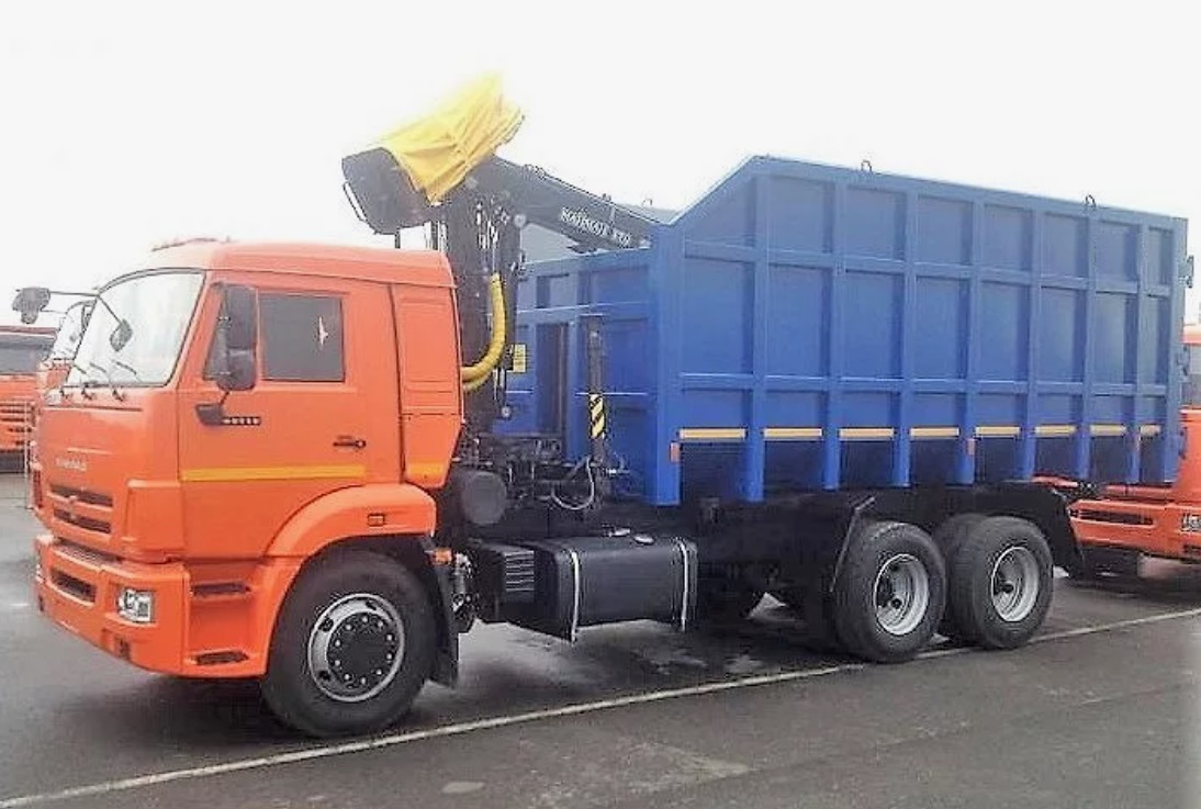 Ломовоз КАМАЗ 65115 КМУ МАЙМАН  100S (ММ-100)